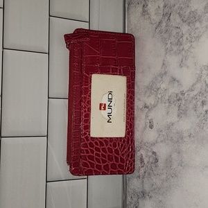 Mundi slim wallet NWOT